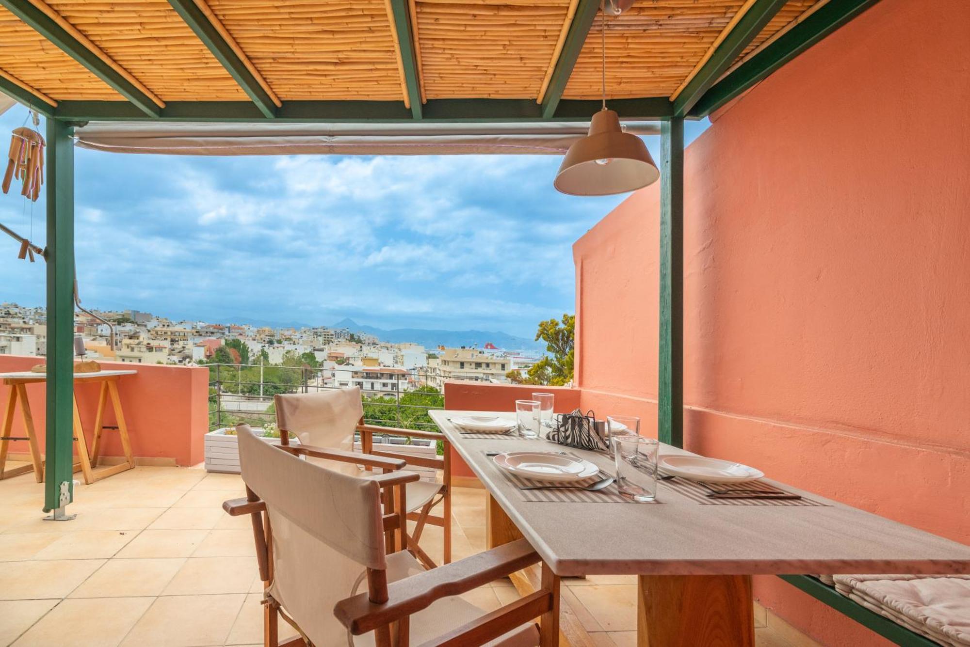 City Loft Near The Airport With Seaview Heraclión Exterior foto